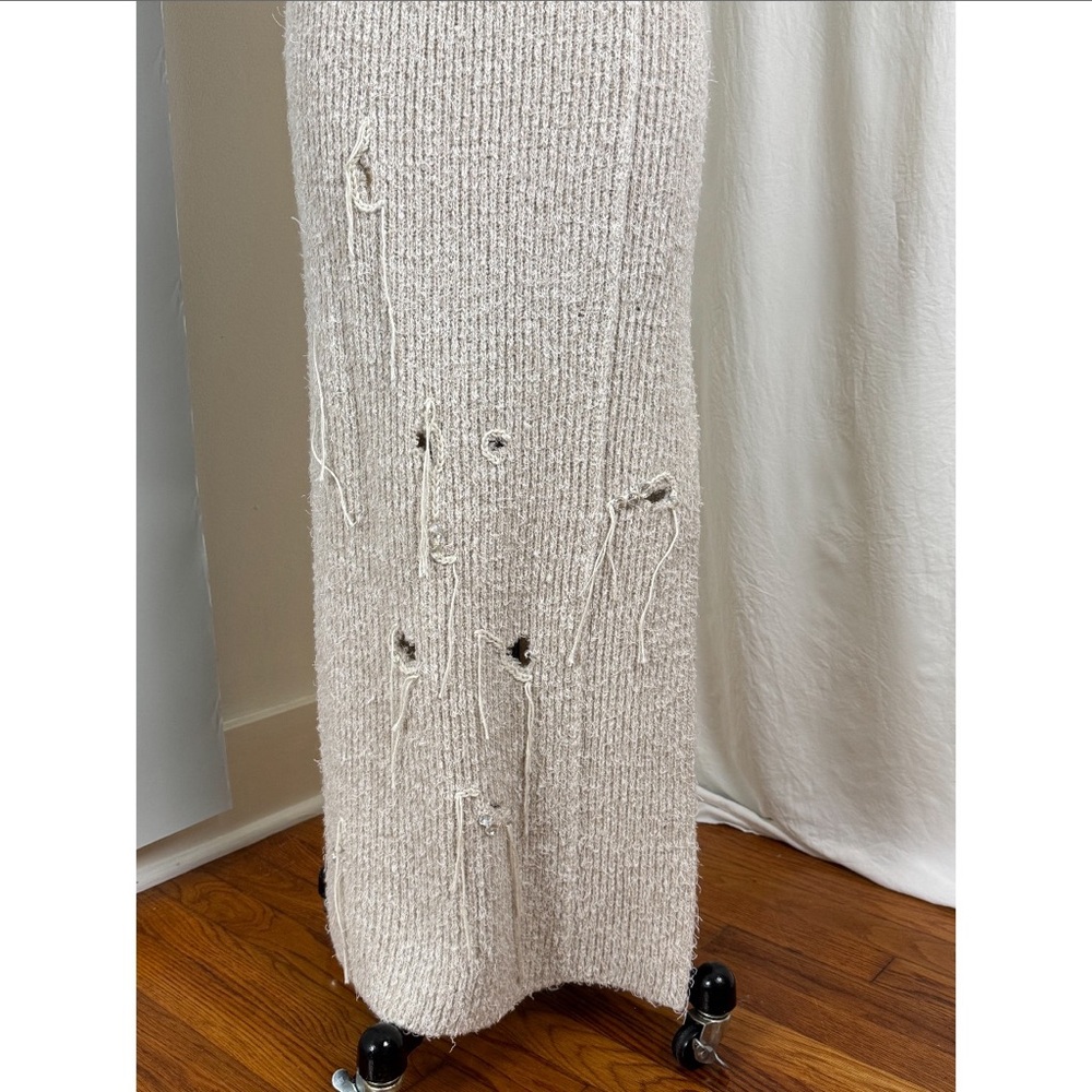 Acne Studios Distressed Ribbed Knit Dress - Picture 7 of 16